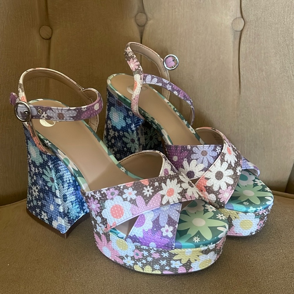 Chunky retro heels